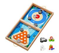 Wooden Tabletop Game Set - Seven Mode Interactive Playboard Activities, Multi Skill Strategy Challenges, Travel Ready Kindergarten Entertainment, Early Childhood Coordination Boosters | Teacher Guided