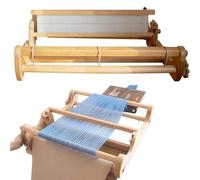 Wooden Tabletop Weaving Loom, Adjustable Fabric Density, Detachable Hand Knitting Machine, 40/60cm Wide, for Scarves, Bags, Coasters