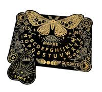 Wooden Talking Board | Board Games Spirit Board,Divination Tools Message Board with Planchette & Instruction, Party Games Altar Supplies Kit