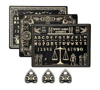 Wooden Talking Ghost Board - Ghost Board Decoration, Vintage Home Decor, Scary Retro Centerpiece, Teen Student Living Room Holiday Party | Spiritual Fortune Telling Party Decoration