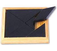 Wooden Tangram, 7 piece wooden puzzle in wooden storage box