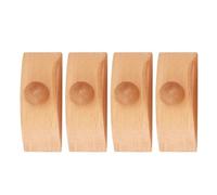 Wooden Tapestry Brackets - 4 Carpet Hanger for Wall, Durable Quilt Wall Hanger | Blanket Clip for Wall Screen, Quilt Holder for Hanging Rugs, Tapic