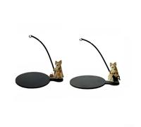 Wooden Tea Coaster Set 2pcs Pine Wood Acrylic Layer Non-Slip