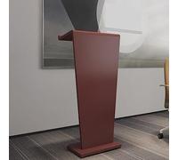 Wooden Teacher Speaker Pulpit - Versatile Lecture Stand & Laptop Desk for Church, Office, Stage, Studio, Conference