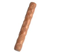 Wooden Texture Rolling Pin for Clay Art, Pottery Pattern Making Tool, Handmade Ceramic Embossing Roller for School Art Class Studio, Clay Craft Supplies