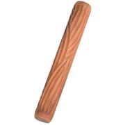 Wooden Texture Rolling Pin for Clay Art, Pottery Pattern Making Tools, Handmade Ceramic Embossing Roller for School Art Class Studio, Clay Craft Supplies