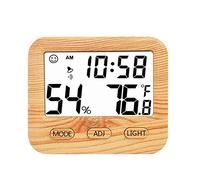 Wooden Thermometer Digital Indoor Room Thermometer Hygrometer Monitor Temperature And Humidity Meter For Nursery