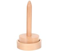 Wooden Thread Holder Knitting Accessory for Embroidery Crafting | Wooden Spool Organizer, Embroidery Floss Bobbins, Wooden Spool Stand, Stable Base Design for Thread Storage