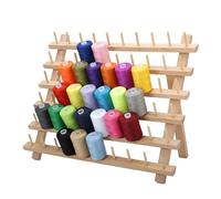 Wooden Thread Parts - Wooden Thread Organizer Stand | Thread Spool Holder Organizer | Hair Divider Rack 60 Spools | Embroidery Quilting Arrestation with P Legs
