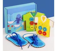 Wooden Three Toy Thorce Game Improves Motor Skills (Boys Type)