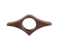 Wooden Thumb Book Page Holder Funny Wood Color Thumb Reading Bookmark Wooden Handmade Heart Reading Accessories Cool Book Holder for Reading Fan Book Lovers(Brown)