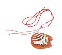 Wooden Thumb Piano Kalimba 8 Tone Compact Portable Boys and Girls | Ergonomic Feel, Metal Keys, Xa67 Model, Beginner-friendly Layout, Folk World Category