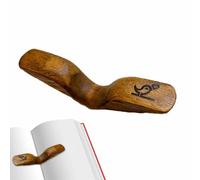 Wooden Thumb Reader - Book Thumb Holder, Books Page Holder | Handcrafted Book Page Holder, Keep Books Open for Book Lovers, Bookworms, Reading Companion, Handy Reading Accessory for Readers