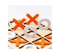 Wooden Tic Tac Toe Game | Orange