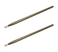 Wooden Tip Drumsticks for Beginners, Golden Hickory Pair | Tapered Handle, Standard Weight Balance, Slip Resistant Grip, Consistent Rebound, 40.50cm Size