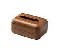 Wooden Tissue Box - Modern Solid Wood Rustic Tabletop Organizer | Tissue Storage Container Boxes for Bathroom Kitchen Restaurant Bedroom Home Office and Others