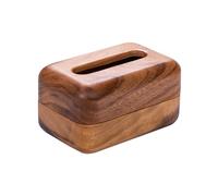 Wooden Tissue Boxes Bread-Shaped Tissue Storage Box Napkin Case Tissue Holder Napkin Holder Ornaments Crafts for Table