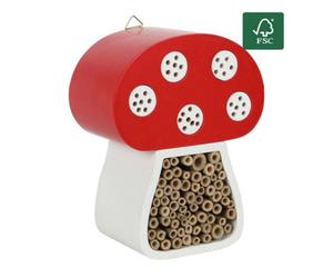 Wooden Toadstool Insect Bug House. Fcs Approved