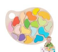 Wooden Toddler Puzzles, Wooden Puzzles For Kids, Preschool Learning Activities Color Palette Design For Classroom Daycare Centers