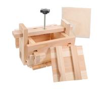 Wooden Tofu Forming Box with Cheesecloth for Homemade Bean Curd