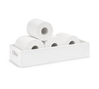 Wooden Toilet roll Basket Bathroom Storage Organiser with Handle for Rolls | Wooden Toilet Roll Basket with handle Suitable for stylish bathroom storage for toilet paper rolls and daily essentials