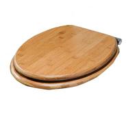 Wooden Toilet Seat,Mute Quick Stainless Steel Hinges Toilet Lid,Standard Toilet Cover Easy to Install Also Easy to Clean