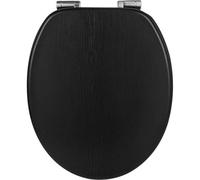 Wooden Toilet Seat Soft Close Easy Fit Oval