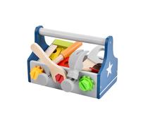 Wooden Tool Toy Toolbox And Bolts Screw Driver Toolbox Educational Sensory Toy For Boys Girls