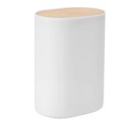 Wooden Toothpick Holder - 12x8cm Auto Dispenser, ABS Material, Compact Toothpick Storage with Pop-Up Mechanism | Stylish Tabletop Container for Kitchen, Dining Room, Workplace and Home Use
