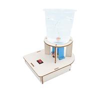 Wooden Tornado Maker Science Kit for Kids - DIY STEM Physics Experiment with Electric Motor and Water Vortex, Educational Science Experiments Building Set, Hands-On Science Kits for Classroom Learning