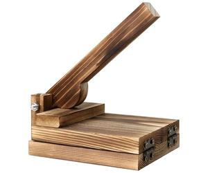 Wooden Tortilla Press Efficient - Wood Pie Maker Dumpling Wrapper Maker for Pie Ravioli Empanadas, Kitchen Gadget