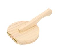 Wooden Tortilla Press Manual Tortilla Presser Maker Strong Sturdy Dough Flattening Tool for Home Cooking Restaurants Log Material 7 9.3oz (Large 24x24cm / 9.4x9.4in)