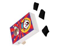 Wooden Toss Game for Kids Fun Circuses Themed Hand Eye Coordination Training Toy Perfect for Classroom and Family Wooden Rings Throw Game