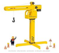Goki Wooden Toy Construction Crane Childrens Building Wood Activity Toy