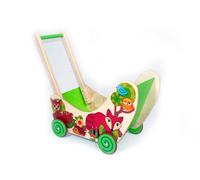 Wooden Toy Doll Carriage Forest Animals 620x310x530mm NEW Doll Teddy