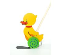 Wooden Toy Duck Push Toy WxLxH 180x60x600mm NEW Play Equipment Baby Toy