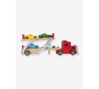 small foot 4222 Wooden car transporter, with movable loading ramp, detachable tr