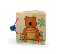 Wooden Toy Picture Book Teddy BxLxH 110x15x90mm NEW Play Equipment Book
