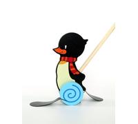 Wooden Toy Push-Along Penguin Konrad 140x60x600mm NEW Baby Plaything
