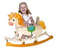 Wooden Toy Rocking Horse Colorful 750x250x520mm NEW Children's Room Horse
