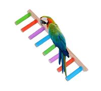 Wooden Toy Swing Cage Ladder - Sturdy Pet Accessory - Stimulates Claws and Daily Exercise, Anti-Boredom and Fun | Parrots Parrocc
