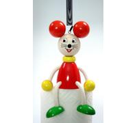 Wooden Toy Swing Figure Mouse WxLxH 100x70x135mm New Figure Spring Spring Figure