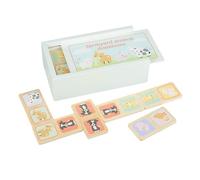 Wooden Toys, Farm Animals Wooden Dominoes Set for Kids - Educational Toys for 3 year olds - Childrens Dominoes Games, Toddler Toys for Boy Girl - Early Development & Activity Toys by Orange Tree Toys