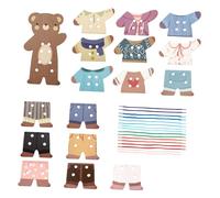 Wooden Toys for Dress Up, Clothes, Children's Gifts,