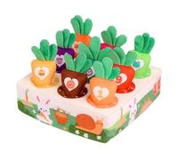 Wooden Toys - Fun Carrot Harvesting Activity for the Whole Family, Interactive Carrot Pulling Toy | Garden Theme Party Game, Preschool Development Toy