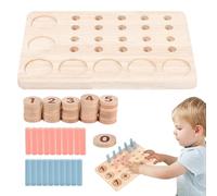 Wooden toys, toys for - Basic Math Game Early Learning Math Manipulators | Home Supplies, Numbers Assorted Toys, Material