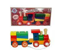 Wooden Train & Carriage