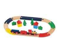 Wooden Train Toy Train Wooden Building Blocks Locomotive Train