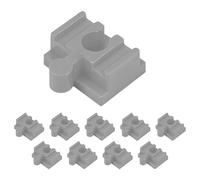 Wooden Train Track Adapter Kit - 10 Piece Universal Connector Pack, Learning Rail Joiners, Kids Construction Toys | Ages 3+ Playroom Classroom Indoor Play Daycare Nursery Bedroom Living Room