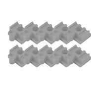 Wooden Train Track Connectors - 10 Pieces PP Track Adapter For Wooden Trains | Educational Connection Accessories For Ages 3+ Years, Playroom, Classroom, Games